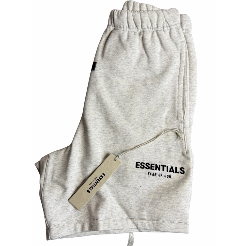 Fear Of God Essentials Sweat Shorts Light Oatmeal Men's XS NWT